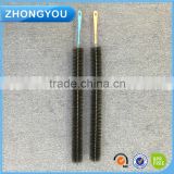 Factory customized long steel wire round tube gun cleaning brushes