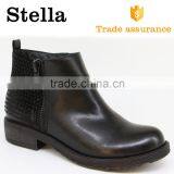 Young Lady Fashion Ankle Boots Women Leather Boots thumbnail-1