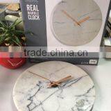 Household Decorative White Marble With Pattern Wall Clock Quality Choice thumbnail-1
