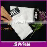 Printing Header Poly Bag White Plasic Bag With Zipper Clear Mobile Case Plastic Zipper Bags With Hanger thumbnail-4