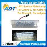 Canbus License Plate Lamp Super White for Opel