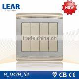 New Arrival Honor Range 4 Gang Rocker Switch