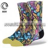 Individuation Print Jacquard Custom Design Made Wholesale Custom Socks Unsex/Man Sock/China Custom Sock Manufacturer Ow