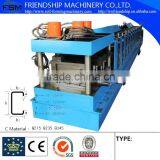 Steel C Profile Purlin Roll Forming Machine