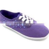 Canvas Woman and Man Shoes With Studs thumbnail-5