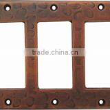 Copper Toggle Switch Plate Cover