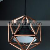 Stainless steel made modern Glass chandeliers