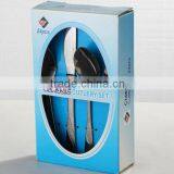 24PCS Open Window Box Packing Moden Mirror Polish Stainless Steel Cutlery