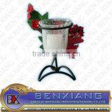 Metal Candle Holder Candle Sconces House Decorative Garden Ecoration Wrought Iron Arches Garden Flower Candle Houlder