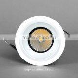Adjustable White 6w 9w 13W COB LED Downlight With Silver Reflector thumbnail-2