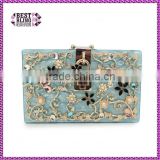 Italian brand famous Marble vein metal buckle PU luxury trendy ladies handbags(C161)