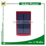 2016 Large Capacity Waterproof Portable Solar Power Bank Mini Solar Charger For Mobile Phone Whosale Solar Energy Power Bank