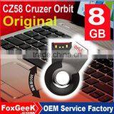 Brand CZ58 Cruzer Orbit 8GB Swivel USB Flash Drive 64GB 4GB 16GB 32GB Real Capacity With Blister Packing Wholesale OEM USB Key