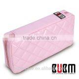 Fashion Pink 64 Capacity PU Fabric DVD Case CD Holder Personalized cd Case Multi Disc Dvd Cases thumbnail-3