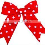Porka Dots Satin Ribbon Bows Dot Decoration Bow for Dolls or Clothes Decorative Craft thumbnail-1