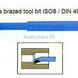 Carbide Brazed Tool Bit ISO8 / DIN 4973 R/L