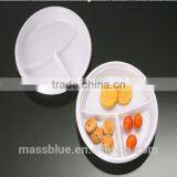 Disposable Plastic Plate Trays, 6 Inch Plastic Plates