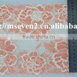 Hot Selling 20cm Width Elastic Band Brazilian Hair Flower Pattern Full Lace Trim thumbnail-6