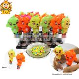 Funny Plastic Press Monkey Toy with Tablet Press Candy Inside