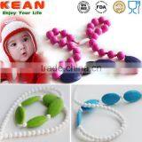 Silicone Teething Jewelry Use Color Colors for You Choice Necklaces Silicone Bead Teething thumbnail-2