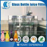 Glass Bottle Flavor Grape Water Melon Orange Apple Juice Wshing Filling Capping Machine