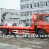 Flat Bed Construction Machine Transport Truck thumbnail-1