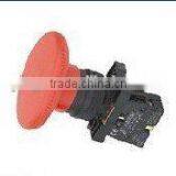 LAY5-ER42 60mm Red Emergency Mushroom Head Push Button Switch thumbnail-1