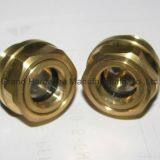 BSP 1/2 ROUND OIL LEVEL SIGHT GLASSES CIRCULAR BRASS SIGHT GLASS thumbnail-4