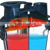 2 in 1 Twin Pack 700ml 24 Ounce Plastic Dual BPA Free Shaker Bottle, Amazon Hot Sale Fitness GYM Protein Shaker Water Bottle thumbnail-3