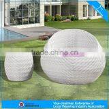 Leisure Garden Sunbed Wicker Beach Sun Bed thumbnail-6