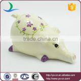 Beige Pig Hand Painted Ceramic Home Decoration Accessories thumbnail-1
