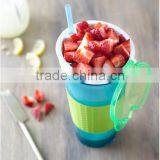 Plastic 2 in 1 Snack & Drink Cup,Travel Cup Snack Drink in One Container thumbnail-2