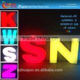 China Wholesale Plastic Led Letters Light Lamp for Adverdisement With 16 Changeable Colors thumbnail-4