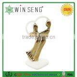 Lover Dancing Heart Shaped Ceramic Wedding Decoration thumbnail-1