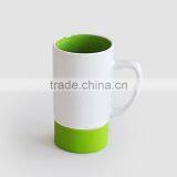2016 Hot Sale Tall Ceramic Coffee Mug With Silicone Base thumbnail-2