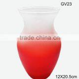 Home Decoration Yellow Frosted Glass Flower Pot thumbnail-2