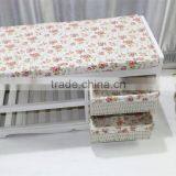 Wood Shoe Rack With Cushion thumbnail-5