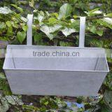 Factory Direct Sales Galvanized Metal Flower Pot Stands Country Style Hanging Garden Iron Planter thumbnail-2