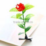 Wholesale Fashion Green Head Plants Grass Bean Sprout Flower Hairpin thumbnail-2