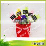 Wholesale Price Customized Best Material Plastic Flower Stick for Flower Pot thumbnail-1