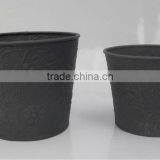 Garden Galvanized Planter Set of 2 Pcs thumbnail-1