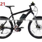 Non-folable 26'' Mid Drive Electric Mountain Bike for Sale thumbnail-3