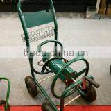 Metal Four Wheel Firm Garden Hose Reel Cart TC4710 thumbnail-1
