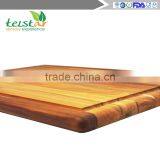 Manufacturers Wholesale Boards of Teak Rectangular Plate Handle and Juice Canal thumbnail-2