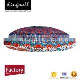 Customized Digital Printed Floor Cushion Polyester Roud Cushion thumbnail-1