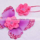 2016 Popular Boutique New Born Baby Wings and Flowers and Headband Sets Photography Props thumbnail-4