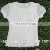 Wholesale Baby Hot Pink Rosette Tank Tops Pettitop Toddler Lace Shirt thumbnail-2