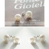 Fashionable Man-made Pearl Earring,girls Cheap Pearl Stud Earrings in Bulk thumbnail-3