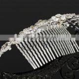Hot Sale Alloy Tiara Top Rhinestone Crown Hair Jewelry for Girl Wedding Jewelry thumbnail-4