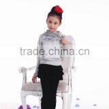 Baby Girls Bottoming Shirt Sweater/kids Girl Lace Sweater thumbnail-2